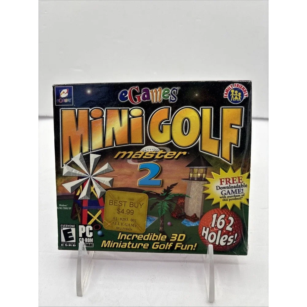 Brand New Sealed MIni Golf Master 2( EGames, PC, 2007)